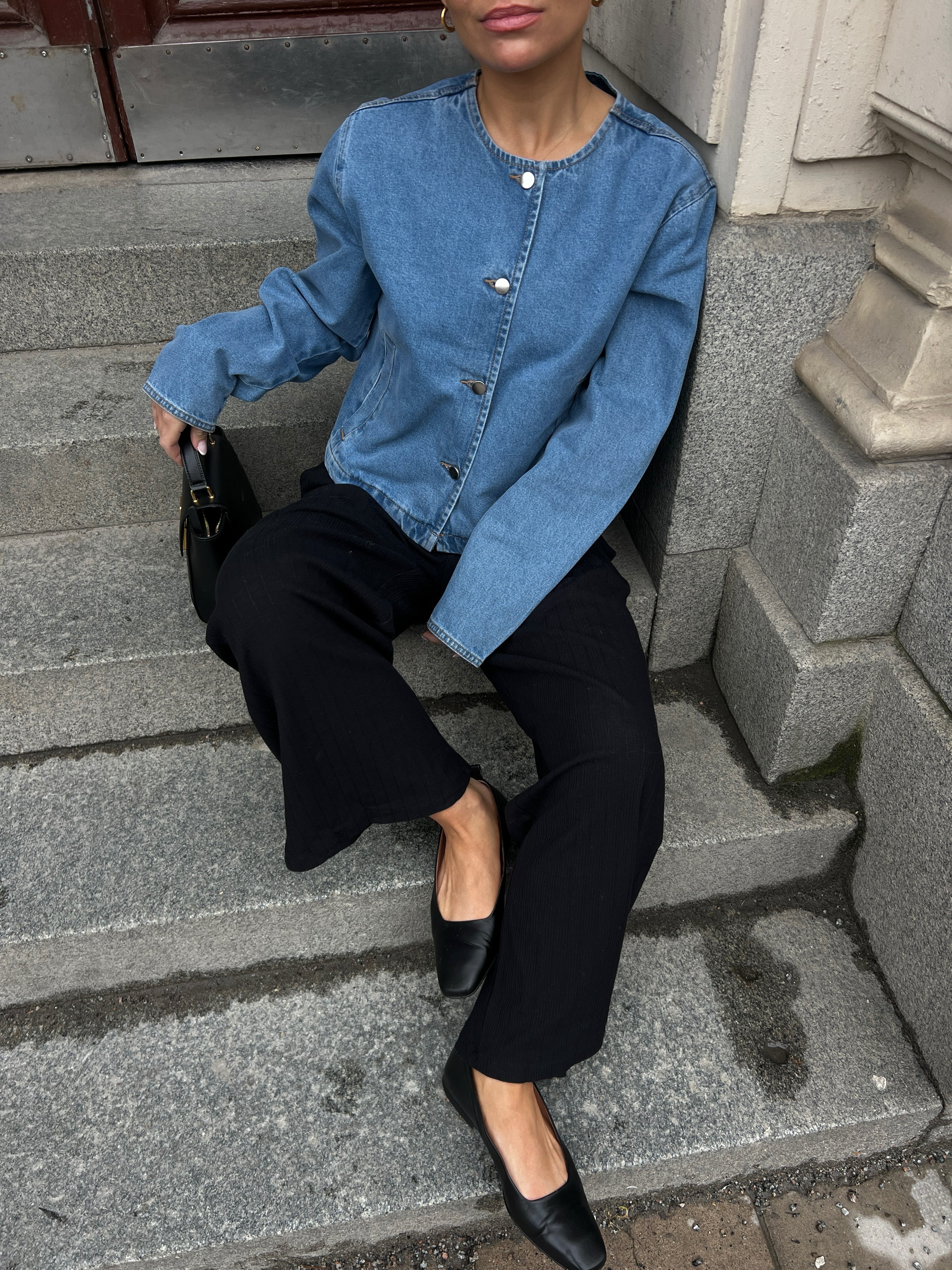 Vireba denimjakke - Light Blue Denim